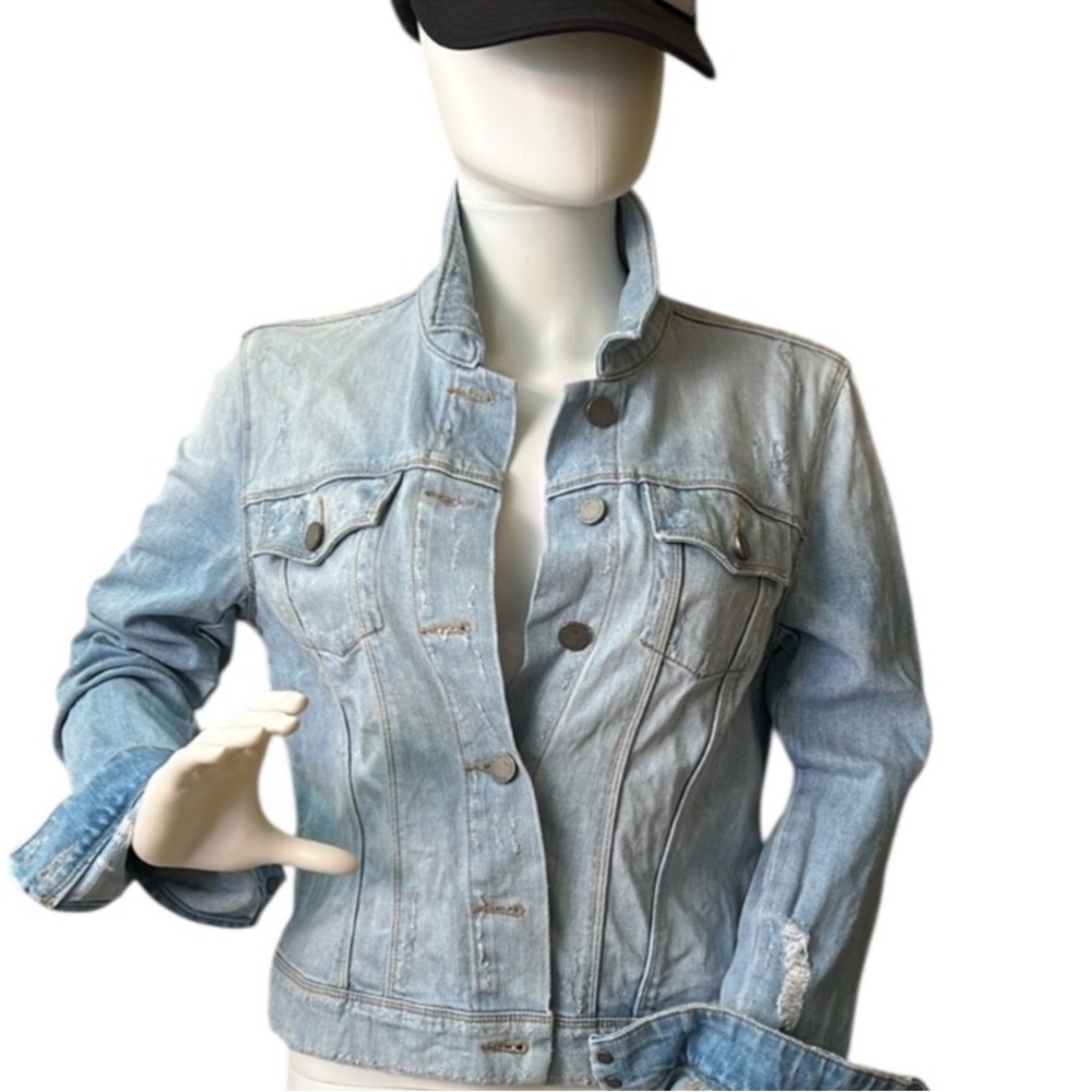 PAIGE Jean Jacket / Distressed / Size M